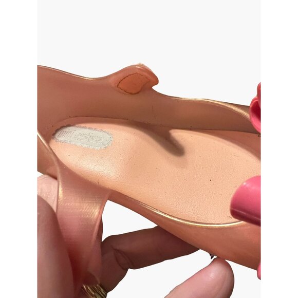 Mini Melissa Ultragirl Sweet Mary Jane Girls Size 7 Like NEW Condition Worn Once - Picture 3 of 8